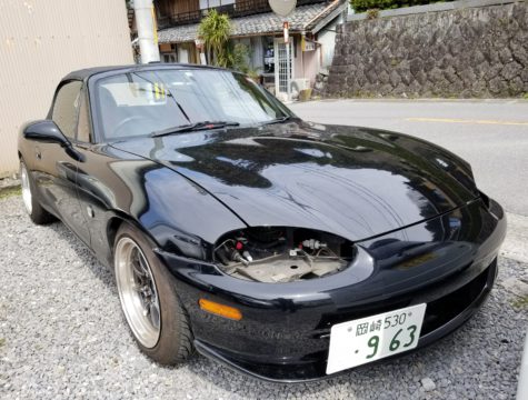 NB1 スモークメッキヘッドライト交換 | SHIN-KAI（カー