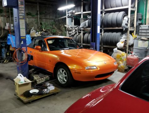 NAロードスター リヤデフオイル漏れ修理 | SHIN-KAI（カーサービス