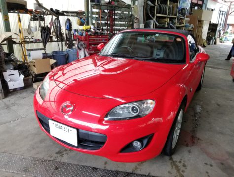ロードスターのサンバイザー交換・部品交換・修理・NCEC・NC