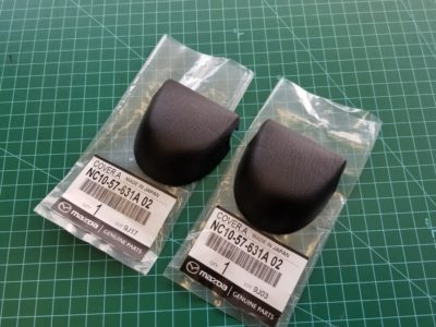 ＮＢロードスター　シートベルトキャップ製作