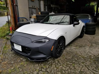 ＮＤロードスター　フロントスポイラー修理 ➀