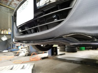 ＮＤロードスター　フロントスポイラー修理 ラスト