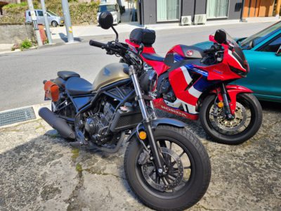 ＨＯＮＤＡ　ＣＢＲとレブルご来店。