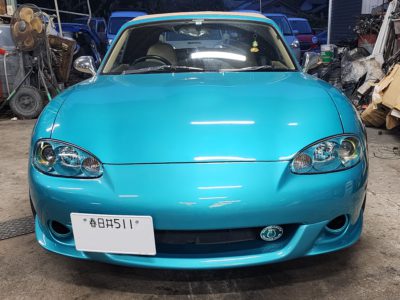 ＮＢロードスター　エンジン 結晶塗装ヘッドカバー交換