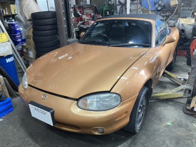 ＮＢロードスター　幌交換とその他修理 ➂