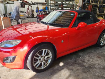 ＮＣロードスター　クラッチ&車高調交換　➀