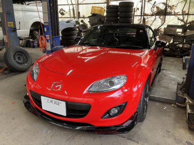 ＮＣロードスター　車高調交換　①