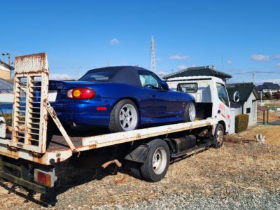 ＮＢロードスター　エンジン始動不良　修理