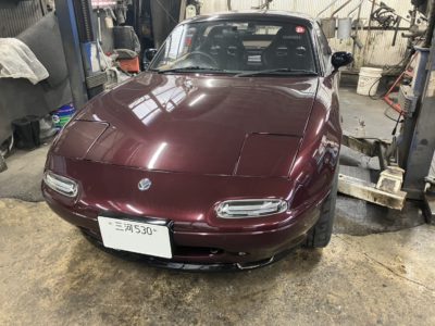 ＮＡロードスター　センターパイプ加工(ｻﾌﾞﾀｲｺ除去）