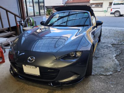 ＮＤロードスター　トランクパネル交換　①