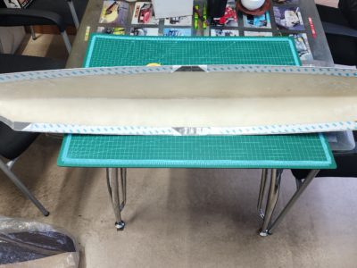 ＮＢロードスター　エアロ取付とダックテールスポイラー　②ラスト