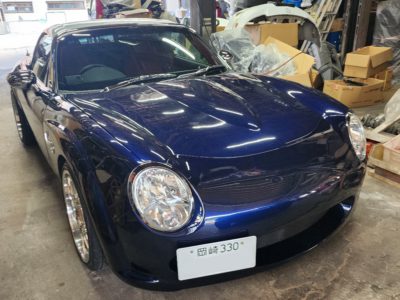 Ｍｈ－１(ＮＣロードスター)　リヤバンパー加工製作　①