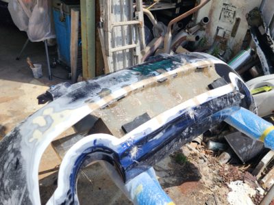 Ｍｈ－１(ＮＣロードスター)　リヤバンパー加工製作　②