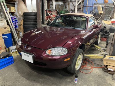 ＮＢロードスター　ブッシュ交換とその他修理ご依頼　①