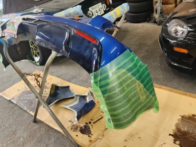ＮＢロードスター　ﾜﾝｵﾌ ｴｱﾛｽﾌﾟﾗｯｼｭ修理　②
