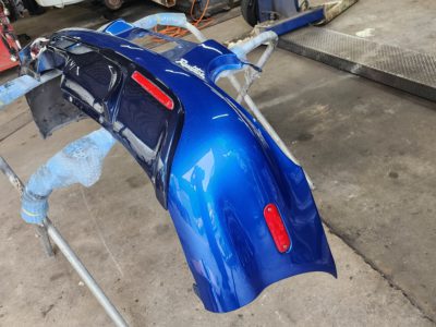 ＮＢロードスター　ＮＢロードスター　ﾜﾝｵﾌ ｴｱﾛｽﾌﾟﾗｯｼｭ修理　③ラスト