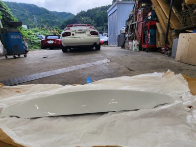 ＮＡロードスター　鈑金修理(追突)　②ラスト