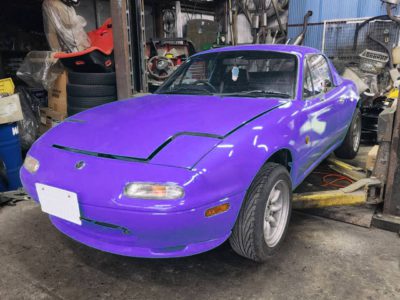 ＮＡロードスター　雨漏れとオーバーヒート修理①