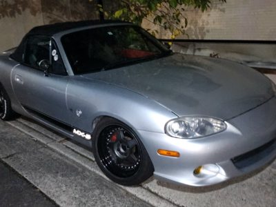 旧デモカーのＮＢロードスター　引取　②ラスト