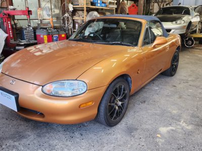 ＮＢロードスター　車検＆整備とその他作業　①