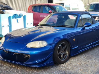 ＮＢロードスター　エアロ取付　②